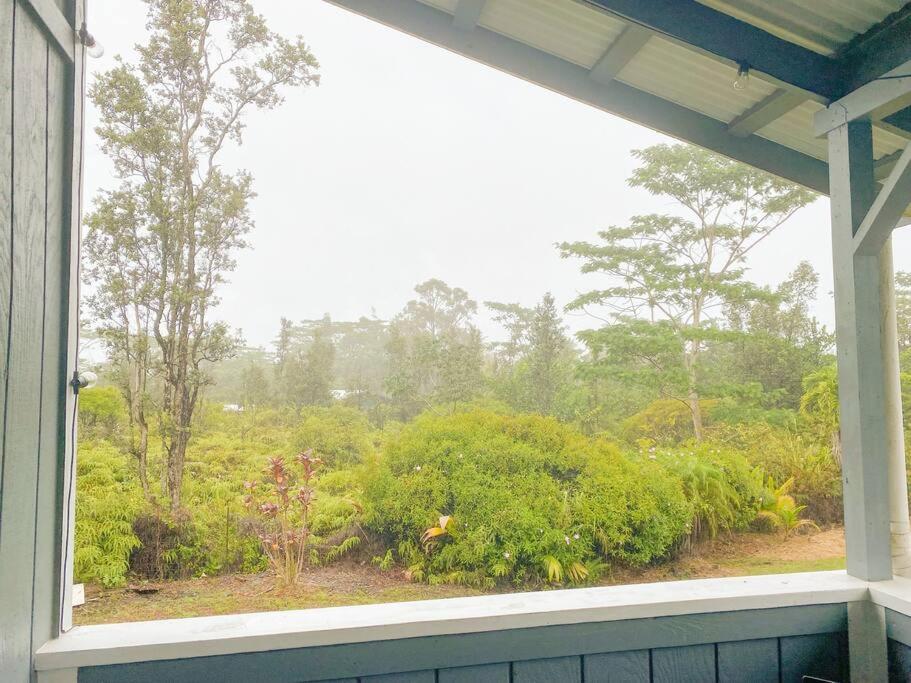 Hibiscus Hale, Full Kitchen, King Bed, Parking Apartment Keaau Luaran gambar