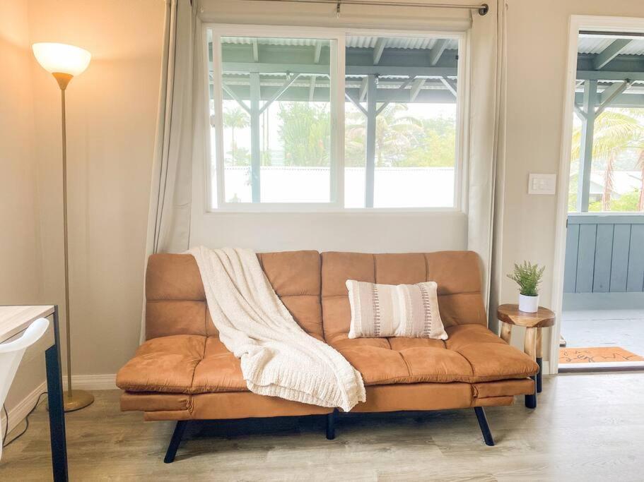 Hibiscus Hale, Full Kitchen, King Bed, Parking Apartment Keaau Luaran gambar